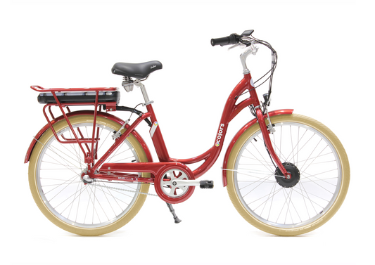 E-colors 26'' mixte 36v 13AH alu Nexus 3 rouge